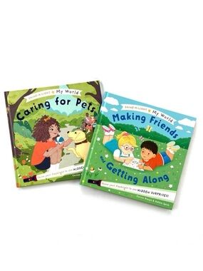 Shine-A-Light My World Children’s Book Bundle Caring for Pets & Making Friends